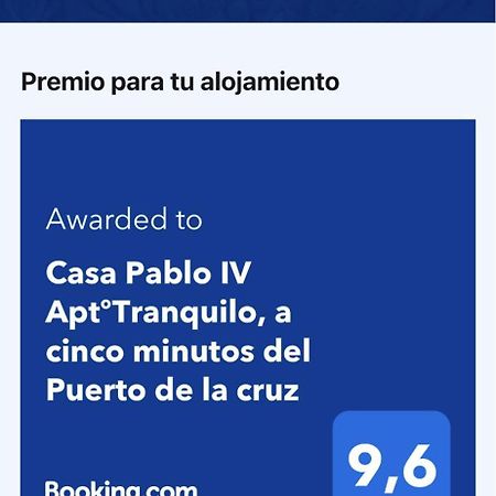 לוס ריאלחוס Casa Pablo IV Aptºtranquilo, A Cinco Minutos Del Puerto De La Cruz מראה חיצוני תמונה